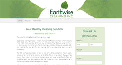 Desktop Screenshot of earthwisecleaning.com